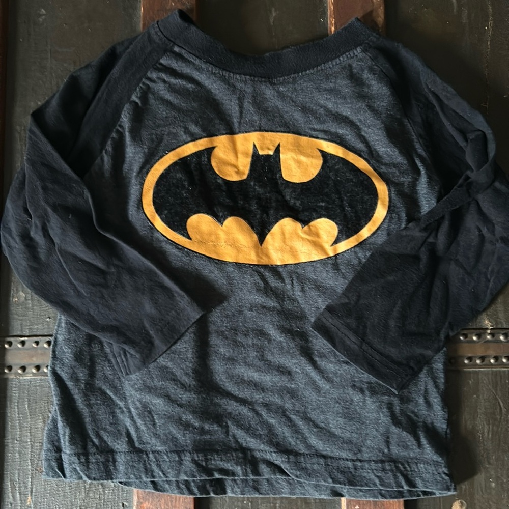 Batman baseball tee; 3T